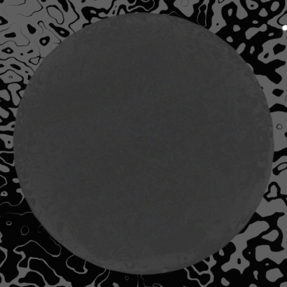 Dark plasma sphere against a textured background, part of the Helios Eclipse digital art series